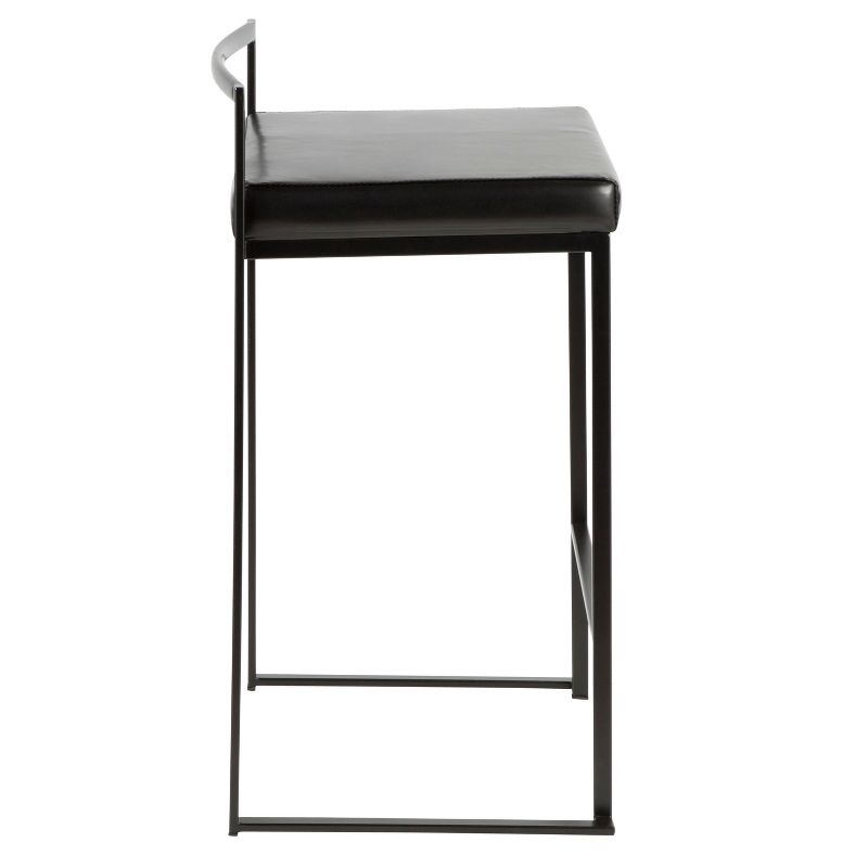 Set of 2 26" Fuji Contemporary Counter Height Barstools - LumiSource, 5 of 15