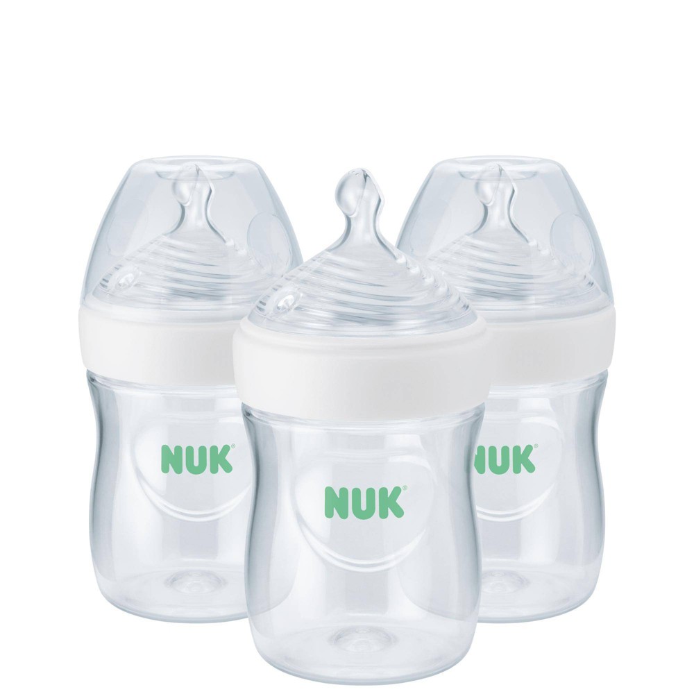 Photos - Baby Bottle / Sippy Cup NUK Simply 3pk Natural Bottle with SafeTemp - 5oz 