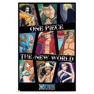 Trends International One Piece: Fishman Island - The New World Collage Framed Wall Poster Prints - 1 of 4