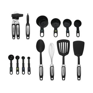 14-Piece Kitchen Tool and Gadget Utensil Set ¨C Black, Heat-Resistant Nylon, Dishwasher Safe - 1 of 1