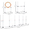 Portable Pet Agility Pet Training Set Dog Obstacle Exercise Adjustable Jump Ring High Jumper wCarry Bag - 3 of 4