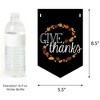 Big Dot of Happiness Give Thanks - Thanksgiving Party Bunting Banner - Fall Party Decorations - Happy Thanksgiving - 2 of 4