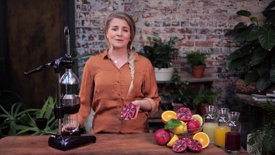 Tribest XL Purple Manual Juice Press for Citrus and Pomegranate