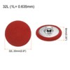 Unique Bargains Suit Dress Blouse Aluminum Fabric Cloth Covered Sewing Buttons 30 Pcs - 2 of 4