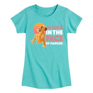 Girls' - Disney - Simba Fitted Short Sleeve Graphic T-Shirt - 1 of 4