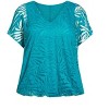 Avenue Women's Plus Size Elora Burnout Top - image 4 of 4