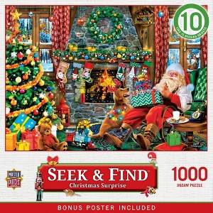 MasterPieces 1000 Piece Jigsaw Puzzle - Christmas Surprise - 19.25"x26.75" - 1 of 4