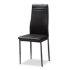 Set of 4 Matiese Modern and Contemporary Faux Leather Upholstered Dining Chairs - Baxton Studio - image 2 of 4