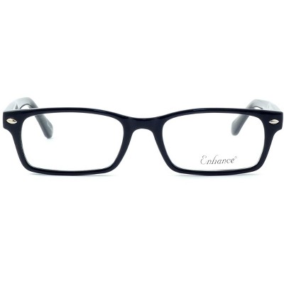 Enhance Designer Reading Glasses EN3928-45 mm X-Small Tortoise Brown Gold Havana