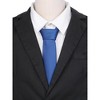 INSPIRE CHIC Men's Solid Color Classic Textured Neck Ties for Formal - 4 of 4