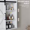 Aghana Digitals Wall-Mounted Bathroom Cabinet with Adjustable Shelves, MDF Construction, - 4 of 4