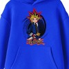 Yugi-Gi-Oh Yugi & Logo Long Sleeve Blue Youth Sweatshirt - 2 of 3