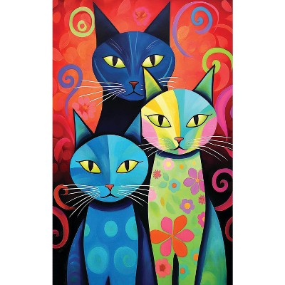 Sunsout Cat Family 550 pc   Jigsaw Puzzle 71354