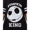 The Nightmare Before Christmas Women's Pumpkin King Jack Skellington Nightgown Sleep Shirt Pajama Black - 3 of 4