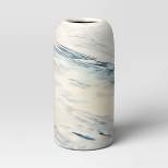 Tall Swirled Clay Marbled Vase - Threshold™
