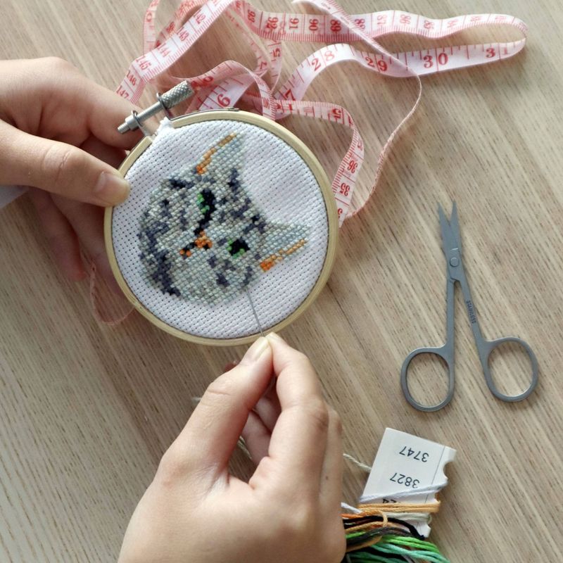 Mini Cross Stitch Embroidery Kit, 3 of 4