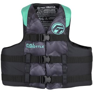 Full Throttle Adult Dual-Sized Nylon Water Sports Vest - 1 of 2