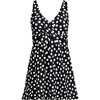 Lands' End Women's SlenderSuit V-neck Wrap Swim Dress One Piece Swimsuit Adjustable Straps - 3 of 4