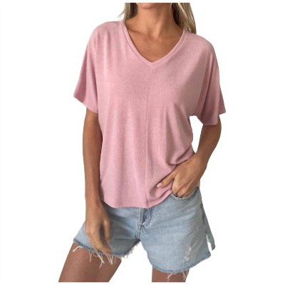 Women's Olivia Crepe Hacci Tee - SIX/FIFTY