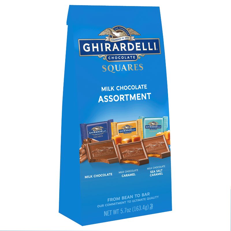 Ghirardelli Milk Assorted Squares Bag Candy - 5.7oz, 1 of 9