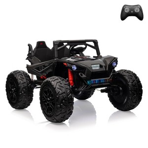 24V 2 Seater UTV Ride On Toys for Kids 3-8, Remote Control Car with 17" Large Tires - 1 of 4