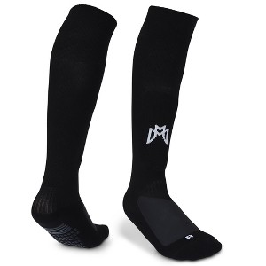 MediCaptain All-in-One Soccer Grip Socks with Built in Shin Guards and Metatarsal Protection - Full Length - 1 of 4