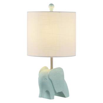 17.5" Koda Eclectic Southwestern Resin/Iron Elephant Kids' Table Lamp (Includes LED Light Bulb) - JONATHAN Y