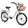 SeaCamel 20 Inch Kids Bike: 1-Speed w/ Coaster & V-Brake, Chain Guard, Rear Rack, Lightweight Steel Frame (Ages 5-9 Boys & Girls - 2 of 4