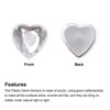 Unique Bargains Craft Embellishments Acrylic Heart Rhinestone Flat Back Gems 40 Pcs - 4 of 4