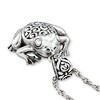 Ross-Simons Sterling Silver Bali-Style Frog Pendant Necklace Size 18 - 3 of 4