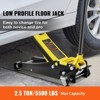 VEVOR Floor Jack, 2.5 Ton Low Profile Floor Jack, Heavy-duty Steel Racing Floor Jack with Dual Pistons Quick Lift Pump, Floor Jack - 3 of 4