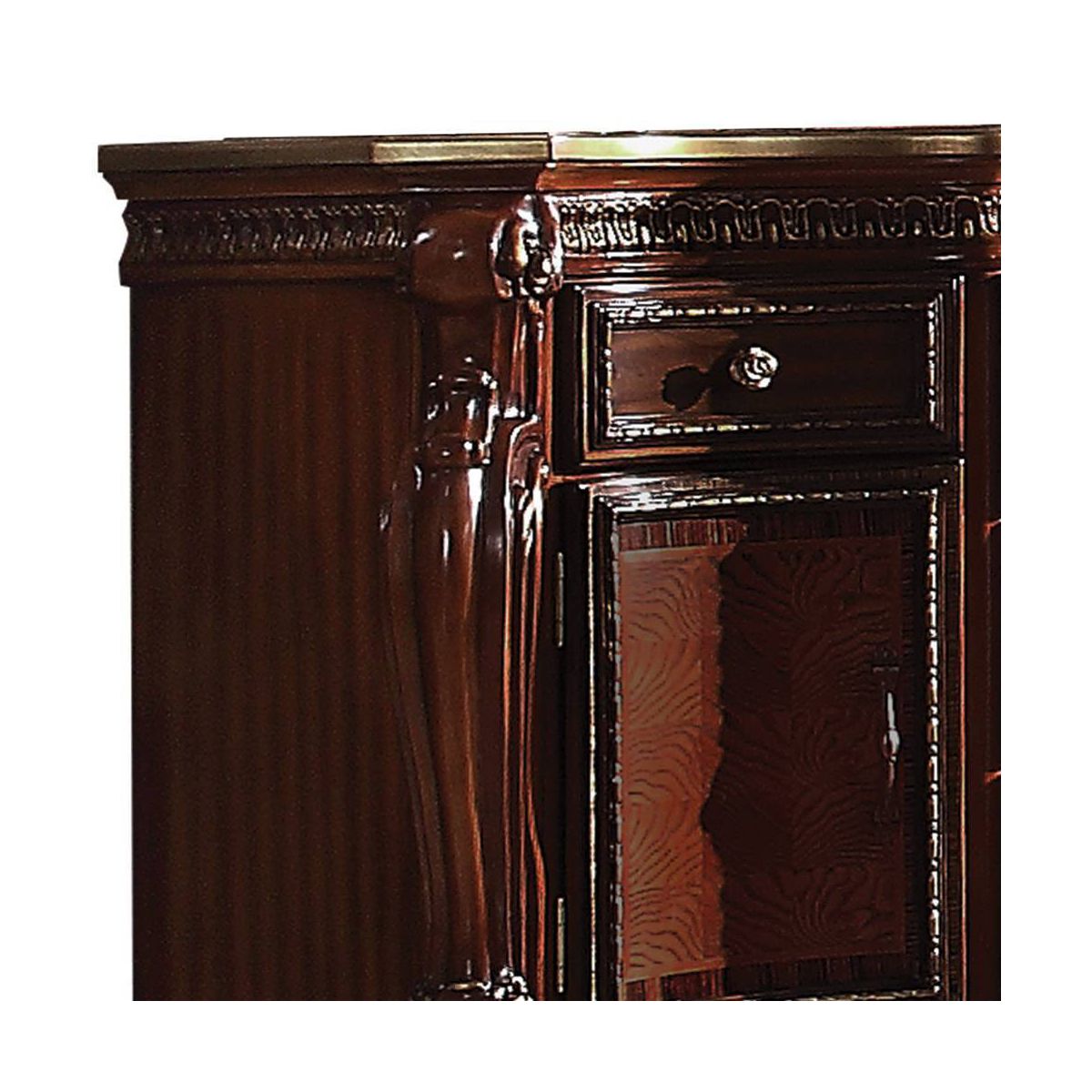Picardy 69" Dressers Honey Oak - Acme Furniture: Vintage Style, 5 Drawers & Cabinets - thumbnail 2