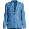 Lands' End Women's Indigo Relaxed Blazer made with TENCEL fibers - image 3 of 4