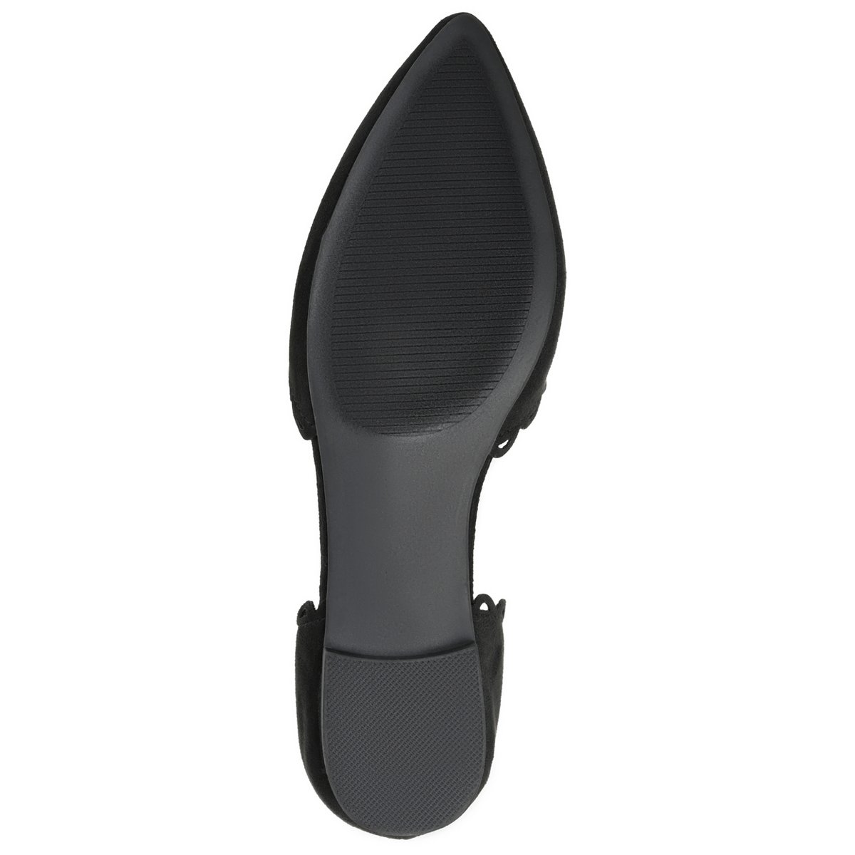 Обувь Journee Collection Women's Jezlin Slip On Almond Toe Ballet Flats Black 7 — фото 5