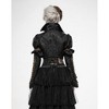 Women's Steampunk Lace Up Puff Sleeve Short Coat - Punk Rave - 3 of 4