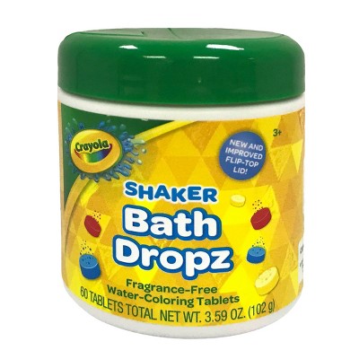 Shaker Bath Dropz, 3+, Fragrance-Free, 60 Tablets, 3.59 oz (102 g)