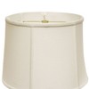 Vynxaria Retro Drum Softback Lampshades, 15"x17"x10.25" White with Washer Fitter - 2 of 4