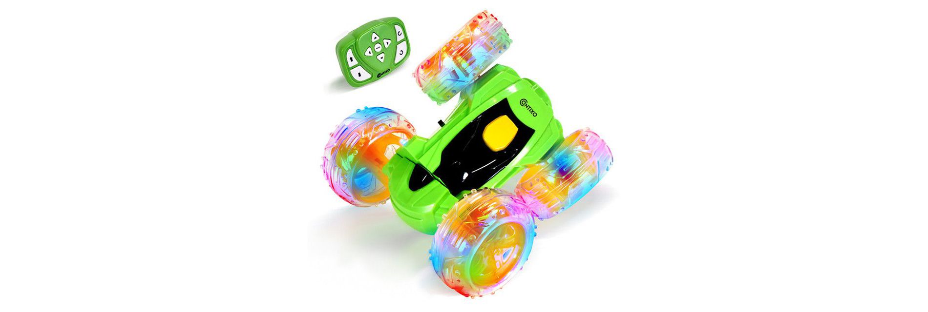 Contixo Remote Control Car SC3 -Stunt Car Toy, 4WD Double Sided 360 Rotating RC