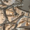 ALOADECOR Modern Glam Crystal Chandelier  Branch Style Pendant Ceiling Light for Dining Room Living Room - 4 of 4