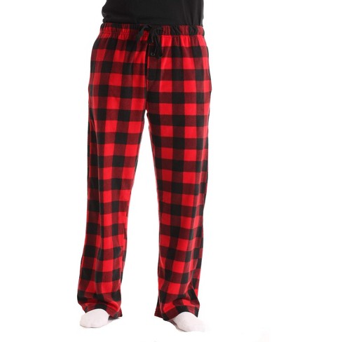 followme Men's Microfleece Pajamas - Plaid Pajama Pants For Men