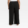 Women's High-Rise Modern Gauze Pull-On Pants - A New Day™ - 2 of 3