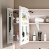 NicBex Wall Mounted Bathroom Storage Cabine,Medicine Cabinet with Mirror and  LED Light for Bathroom - 2 of 4