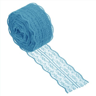 Unique Bargains Non-stretch Lace Trim Ribbon for Party Gift Decoration