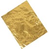 Juvale Gold Foil Candy Wrappers 6 x 7.5 in, 100 Pack 
