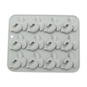 Unique Bargains Chocolate Mould 12-Cavity Banana Bunch Candy Mould Hand Wash 7.01"x5.63"x0.63" 1 Pc - 1 of 4