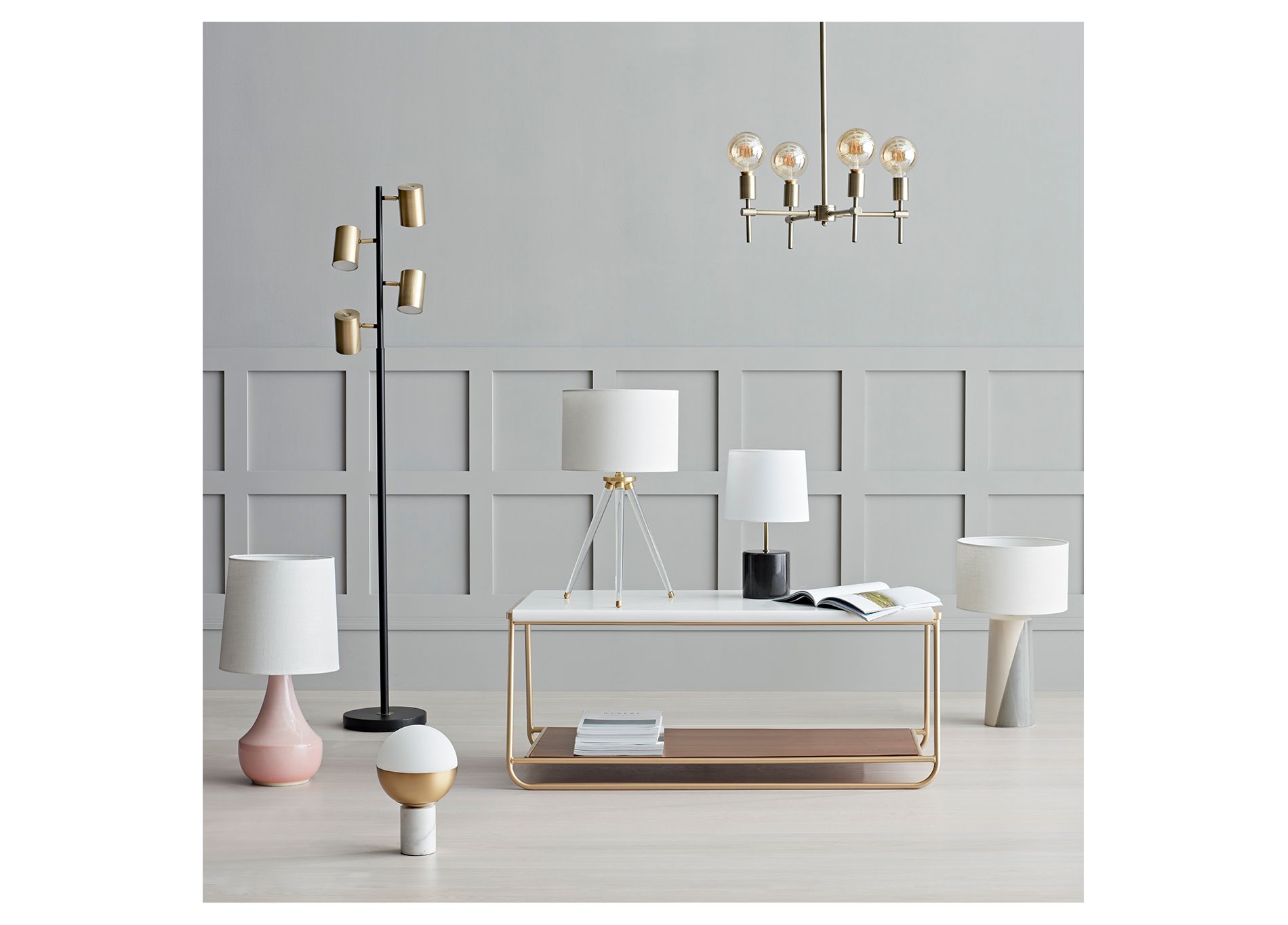 Montreal Wren Small Lamp Shade White - Threshold™: Cotton Blend, Slip Uno Fitter, Modern Style