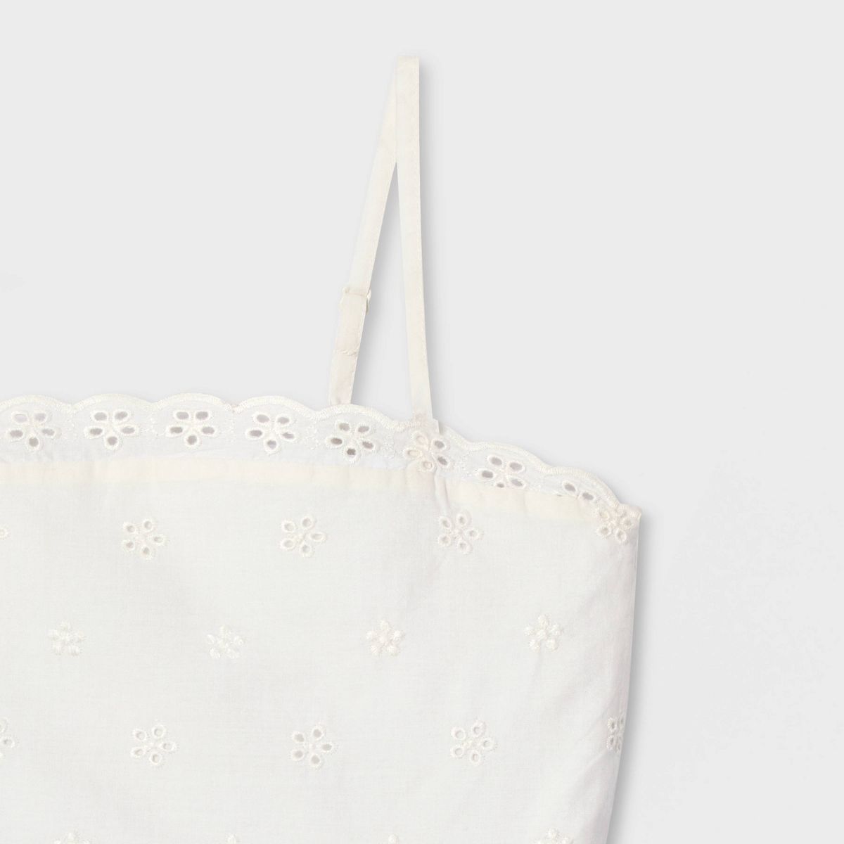 Girls' Woven Eyelet Tank Top - Cat & Jack™ - thumbnail 8