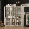 FUFU&GAGA Grey Modular Display Cabinet, Any Matching Assembly, Large Capacity Storage, Tempered Glass Door Showing Quality - 2 of 4