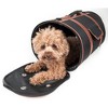 Munora - Airline Approved Fashion Cylinder Posh Pet Carrier - 16.5" x 9.4" x 9.8" - Durable Nylon with Dual Access - Black - 2 of 4