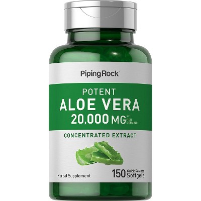 Piping Rock Aloe Vera Supplements | 150 Softgels